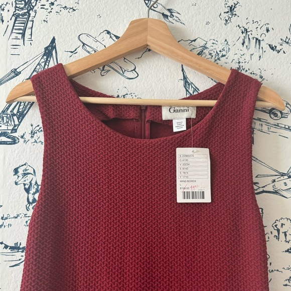 NWT - Anthropologie A-Line dress in burgundy. Never worn. No flaws. - Picture 5 of 6